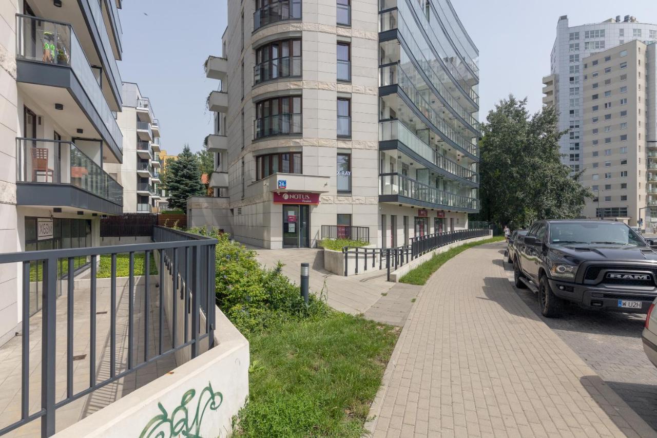 Metro Wilanowska Comfortable Apartment Warschau Exterior foto