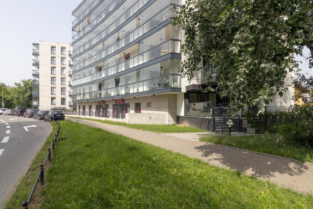 Metro Wilanowska Comfortable Apartment Warschau Exterior foto