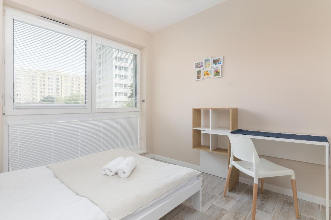 Metro Wilanowska Comfortable Apartment Warschau Exterior foto