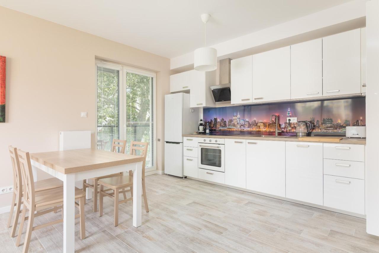 Metro Wilanowska Comfortable Apartment Warschau Exterior foto